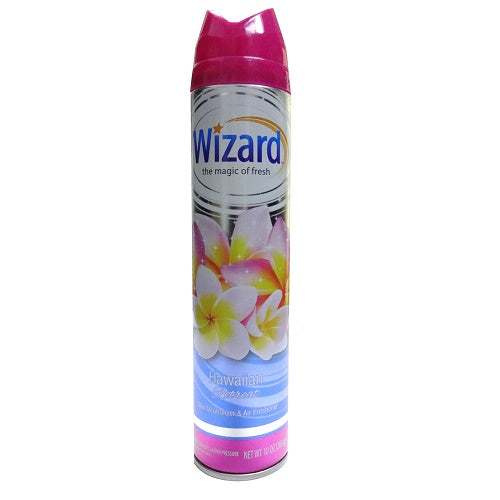 wizard air freshener 10oz hawaiian rettr -- 12 per case