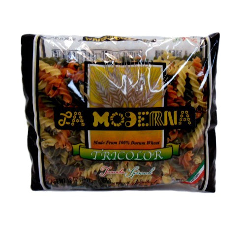 la moderna pasta 12oz rotini tri color -- 12 per case