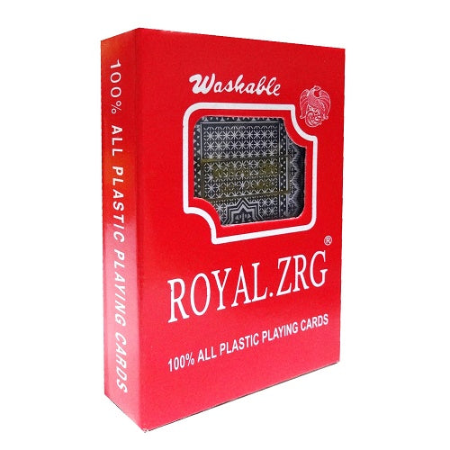 playing cards 100 all plastic w- case -- 12 per box