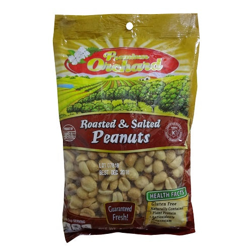 premium orchard rstd salted peanuts 8oz -- 32 per case