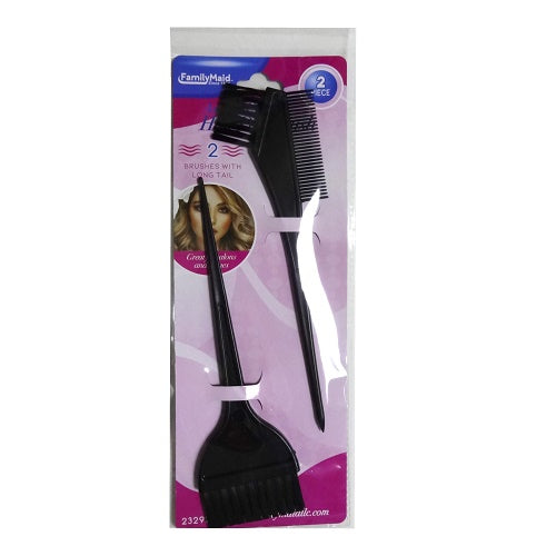 hair dye brush 2pc -- 12 per box