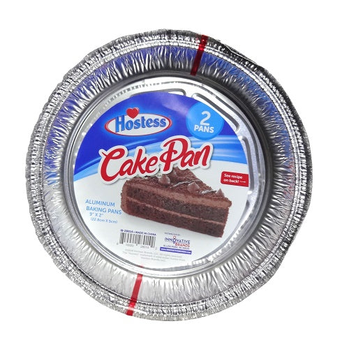 hostess aluminum pan round 9in 2pk -- 18 per case
