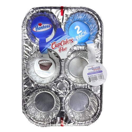 hostess aluminum cupcake pans 2pk -- 24 per case