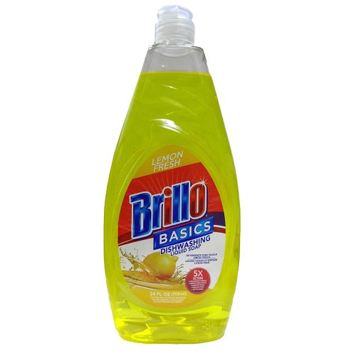 brillo dish liq lemon fresh 24oz -- 12 per case