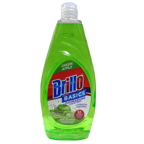 brillo dish liq green apple 24oz -- 12 per case