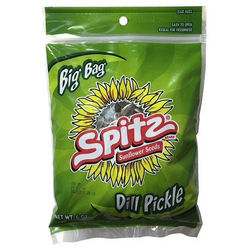 spitz sunflower seeds 6oz dill pickles -- 9 per case