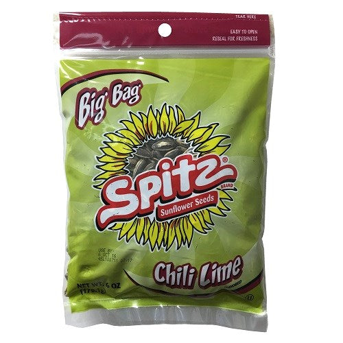 spitz sunflower seeds 6oz chili lime -- 9 per case