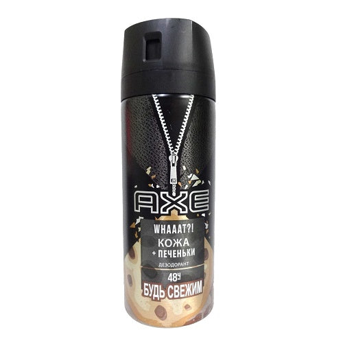 axe body spray 150ml leather cookies -- 12 per case