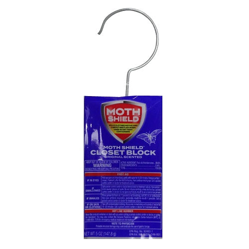 moth shield original closet block 5oz -- 24 per case