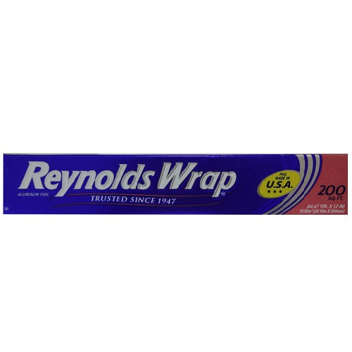 reynolds alumnum foil 200sq ft -- 12 per case