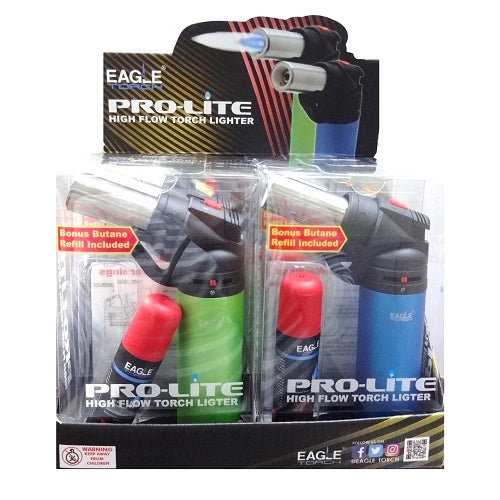 lighter e.t pro- lite w- refill asst clrs -- 6 per box