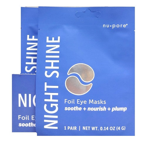 night shine foil eye masks 1pair -- 24 per box