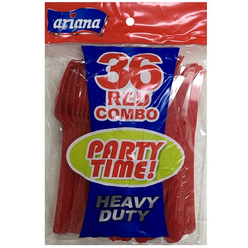 blue star ps red cutlery combo 36ct -- 24 per case