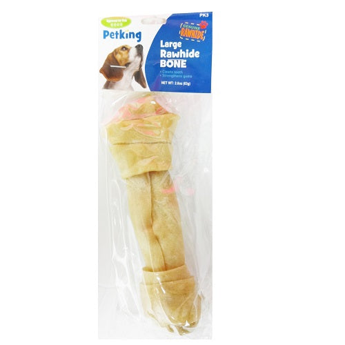 petking rawhide bone lg 2oz -- 12 per box
