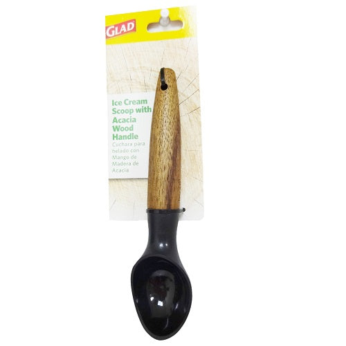 glad ice cream scoop 8in wood handle -- 12 per box