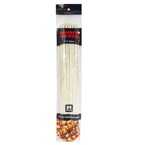 bamboo skewers 15.7in 24ct -- 24 per box