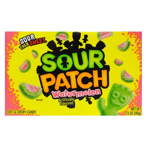 sour patch watermelon 3.5oz box -- 12 per case