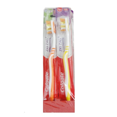 colgate toothbrush 1pk soft zig zag -- 12 per box