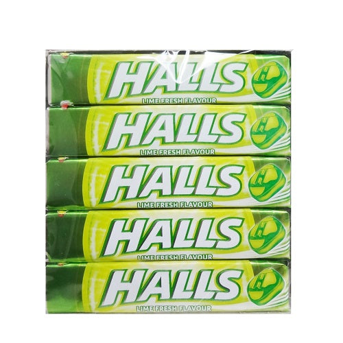 halls cough drops 10ct lime fresh -- 20 per box