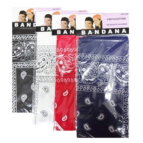 bandana 1pc asst clrs -- 12 per box