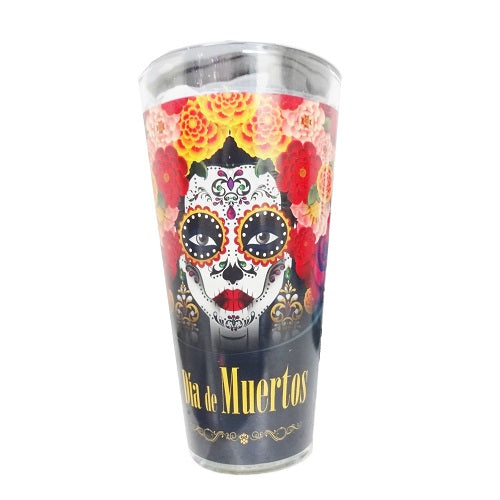 candle 5in dama dia de muertos limonero -- 20 per case