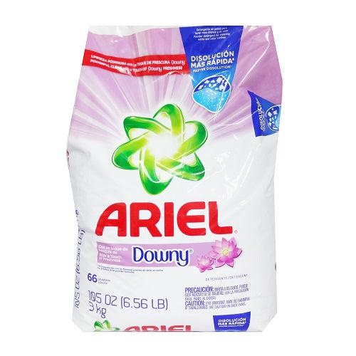 ariel detergent 3 kg w- downy -- 6 per case