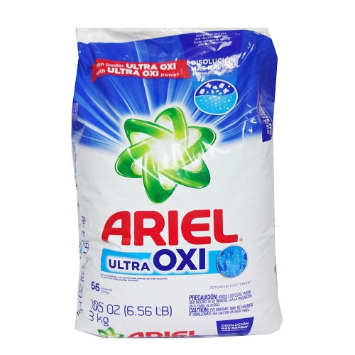 ariel detergent 3 kg ultra oxi -- 6 per case
