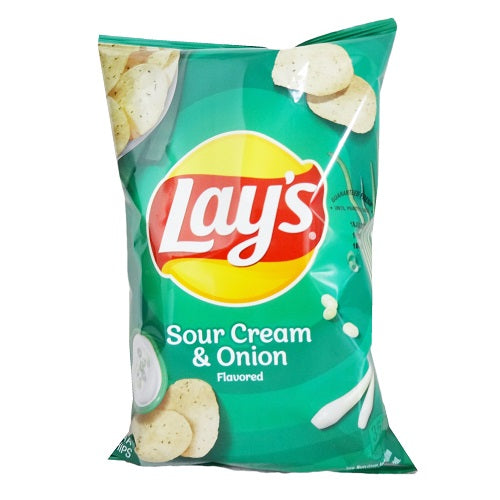 lays potato chips sour cream onion 2 -- 24 per case