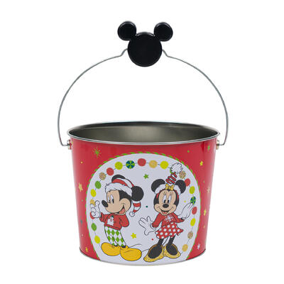 mickey and minnie christmas beverage bucket- 7 h -- 12 per case