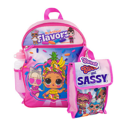 lol surprise 5pc backpack set- 16 -- 12 per case