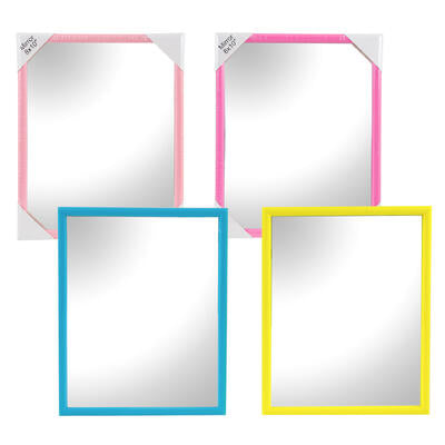 mirror- 8 x10 - 4 assorted colors -- 24 per case