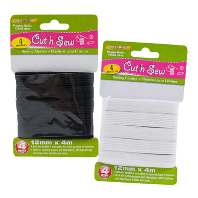 cut n sew elastic sewing- 12mmx4m -- 48 per case