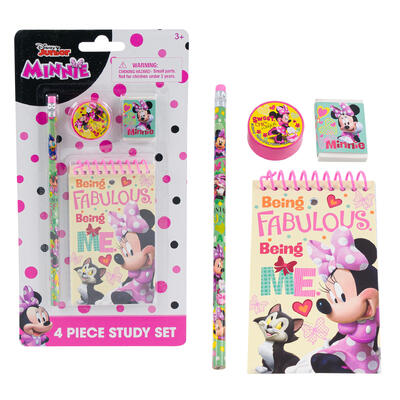 minnie mouse 4pc study kit -- 24 per case
