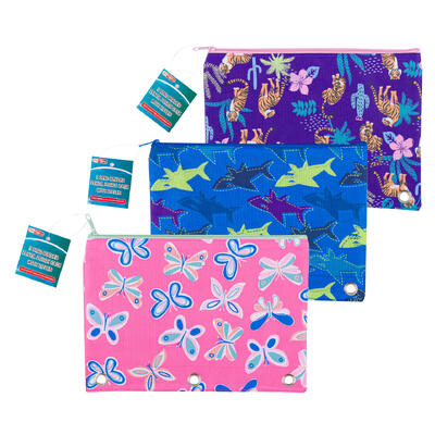 proffice 3 ring binder pouch- 3 assortments -- 72 per case