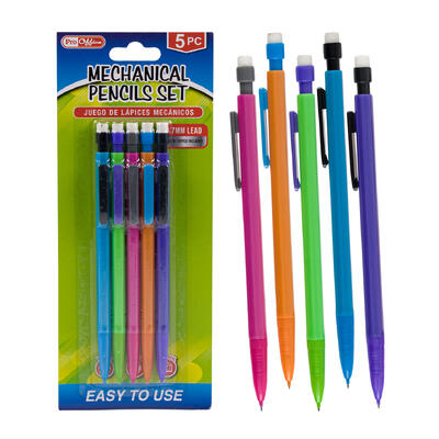 proffice 5pc mechanical pencils set -- 72 per case