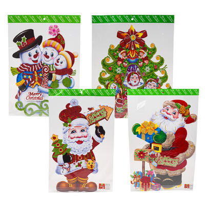 merry christmas decor- 20 - 4 assortments -- 72 per case