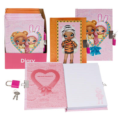 nana diary w lock- 6 - 2 assortments -- 8 per case