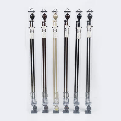 elegant home collection drapery rod set 48 x84 -- 12 per case