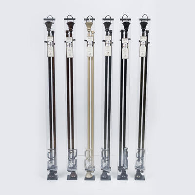 elegant home collection drapery rod set 48 x84 -- 12 per case