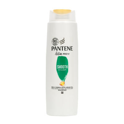 pantene smooth and sleek shampoo- 9.1oz -- 6 per case