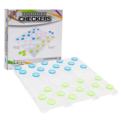 board game checkers transparen -- 12 per case