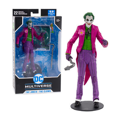 dc multiverse the joker the clown action figure -- 6 per case