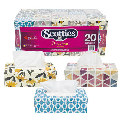 facial tissue 126ct scottie -- 20 per case