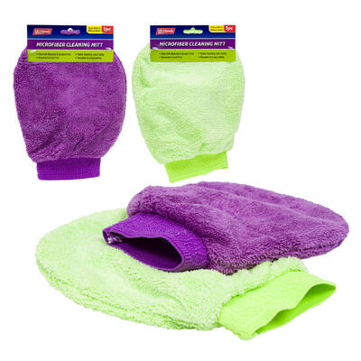 cleaning mitt 1pk microfiber b -- 24 per case