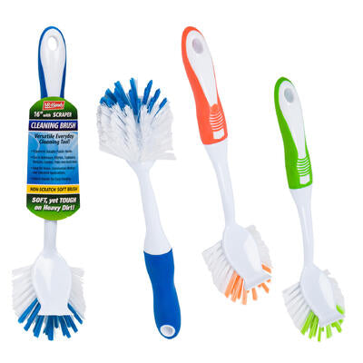 brush 16 oval w scrapper blue -- 36 per case