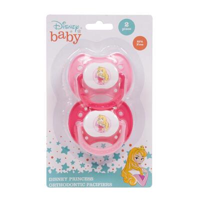 pacifier 2pk sleeping beauty -- 48 per case