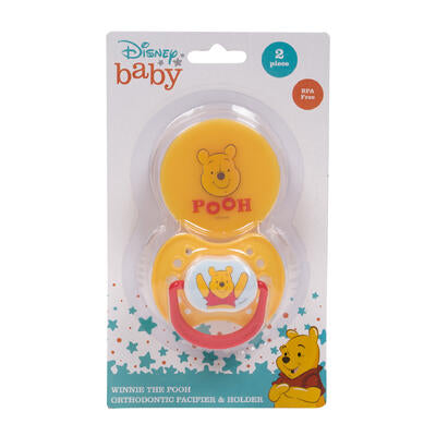 pacifier w clip winniethepooh -- 48 per case