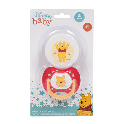 pacifier w clip winniethepooh -- 48 per case