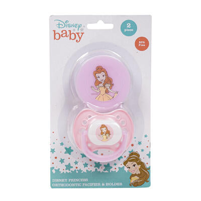 pacifier w clip dis princess -- 48 per case
