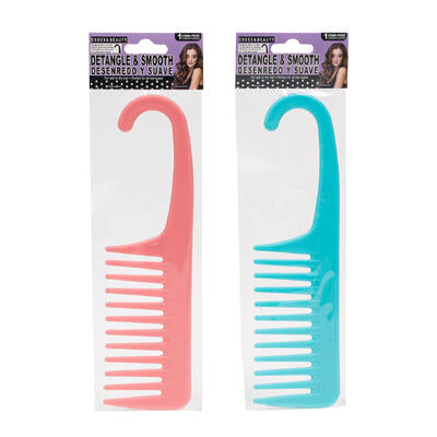 hair comb 8.6 detangle smooth -- 48 per case